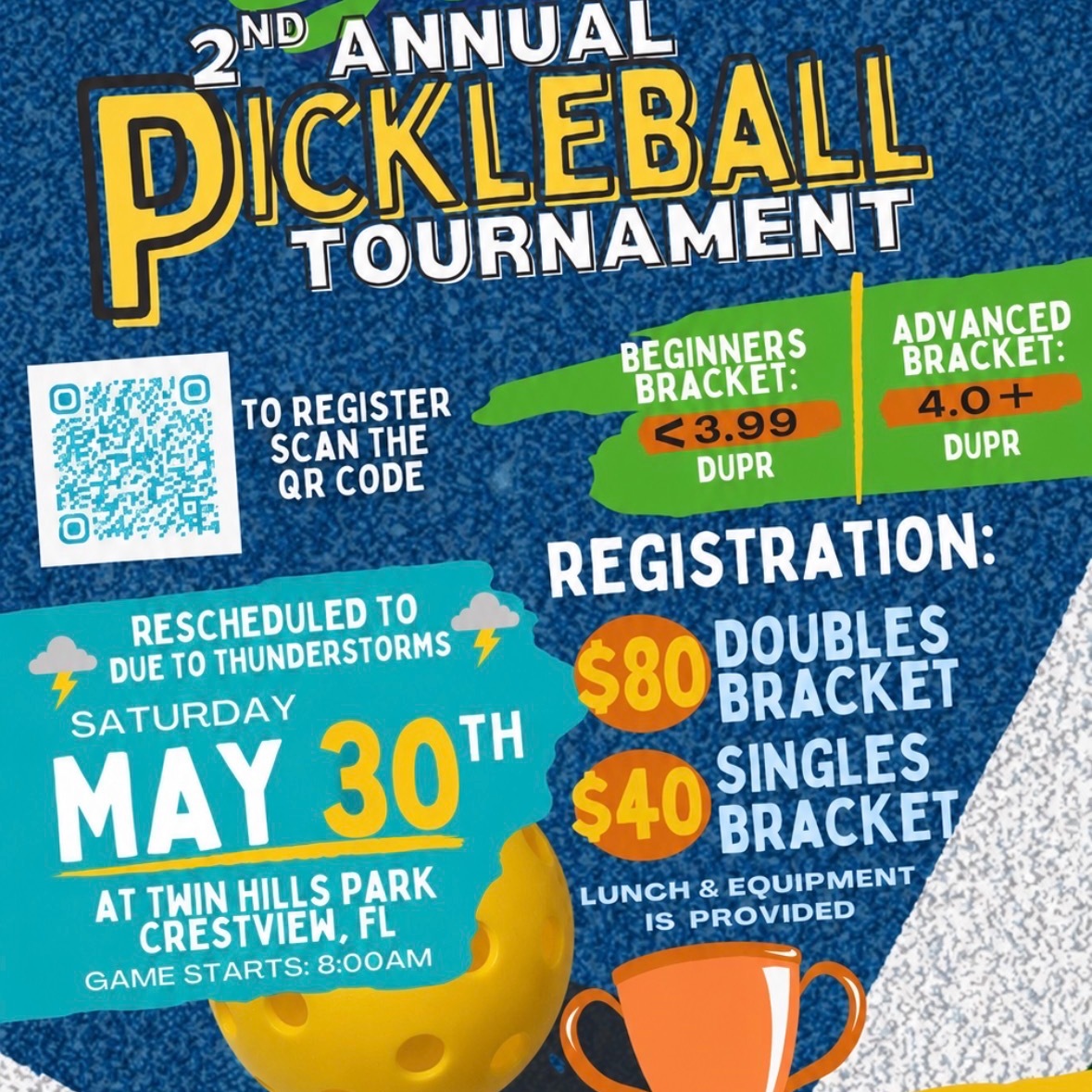 Serve with Grace Florida Pickle Ball Tournament - logo